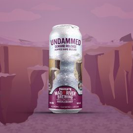 Undammed Huckleberry Hard Seltzer Paskenta Mad River Brewing Blue Lake CA