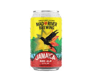 Mad River Brewery Jamaica Red Ale 12oz Can Mockup